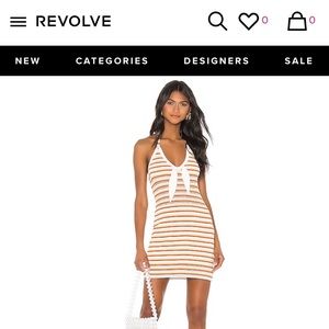 Revolve Halter Mini Dress, Size Small